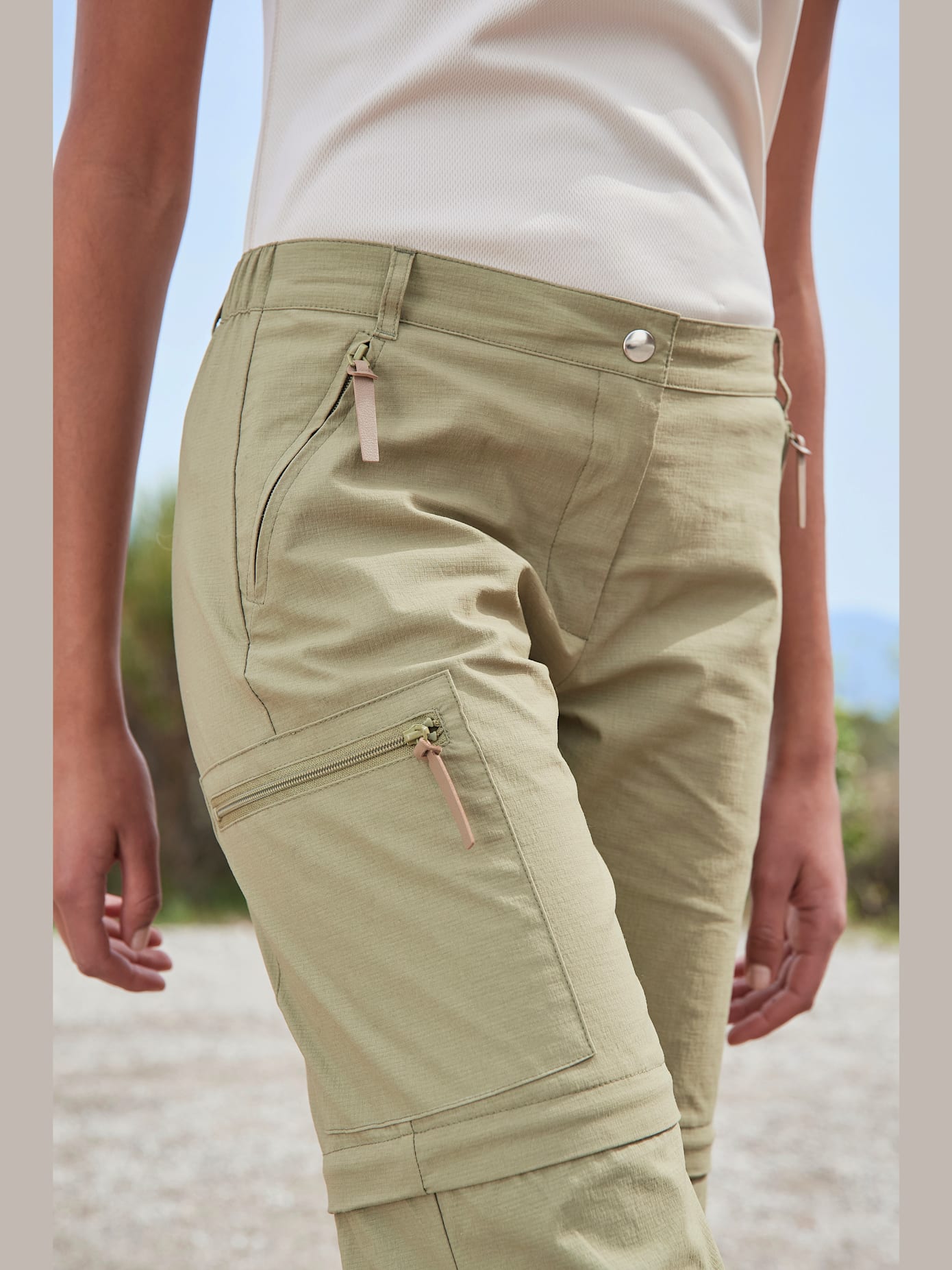 Pantalon de trekking avec jambes amovibles