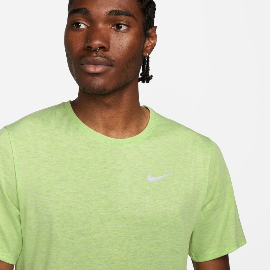 Nike T-shirt Running Dri-FIT Run Division - Vert/Argenté