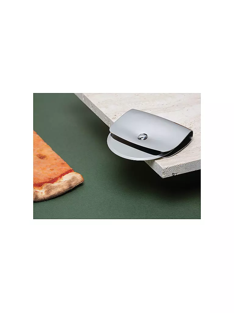 ALESSI Pizzaroller Tajo  silber