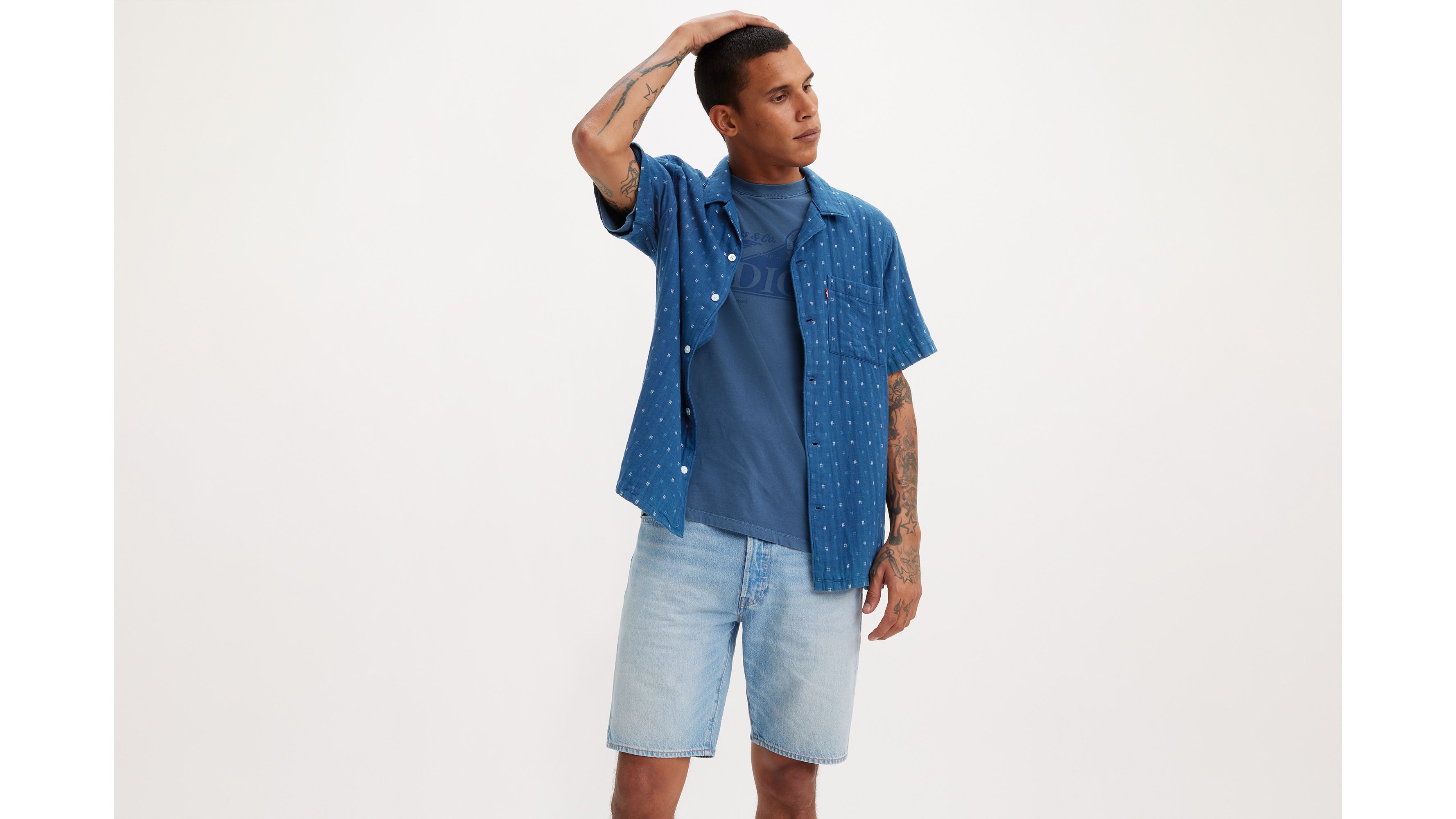 Levi's® short 501® Original Lightweight - My Collection Lightweight Short - Bleu