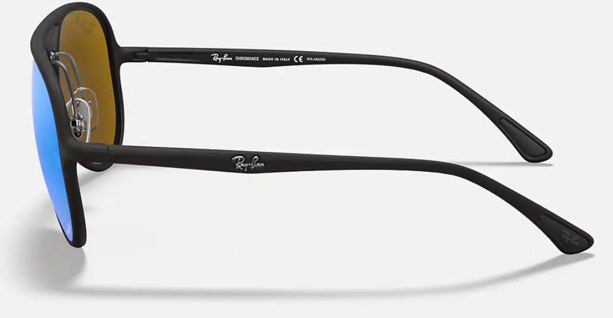 Ray-Ban<br>RB4320CH Matte Black Polarized