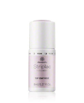 Alessandro Striplac Peel or Soak Top Coat Rosé 8ml