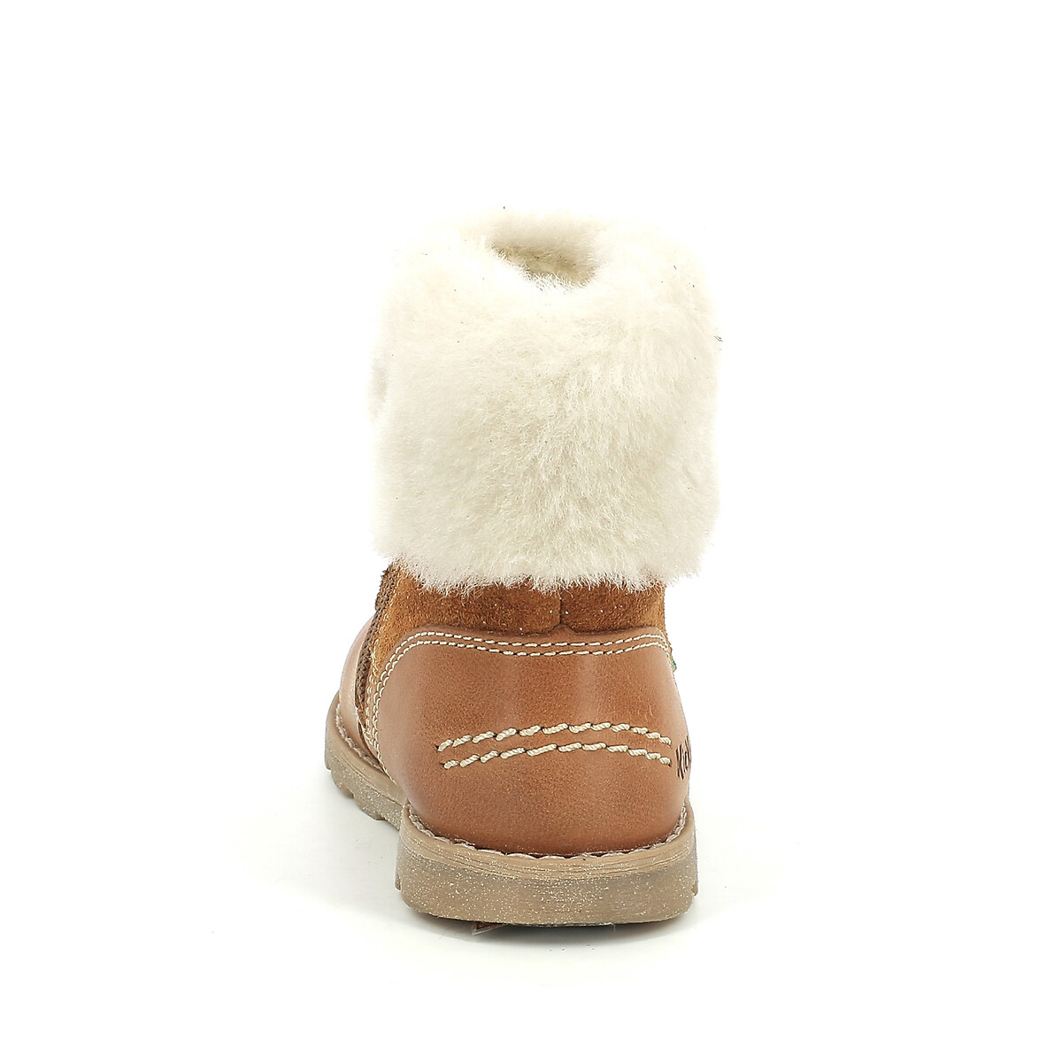 KICKERS<br>Botas de couro forradas Nonofur