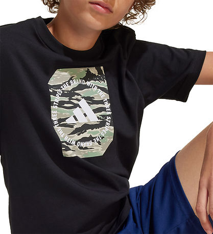 adidas Performance T-Shirt - B Camo - Black
