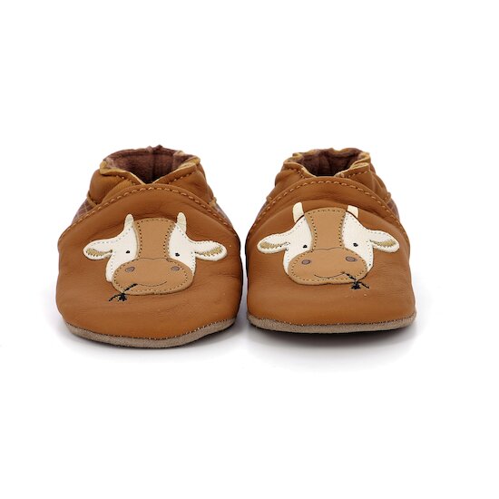 Chaussons Funny Cow   Marron        de               Robeez