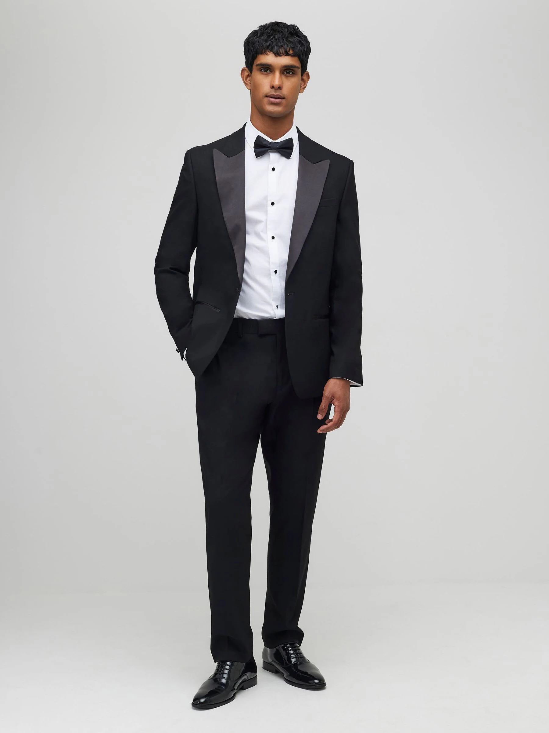 River Island Plain Slim Tux Jacket