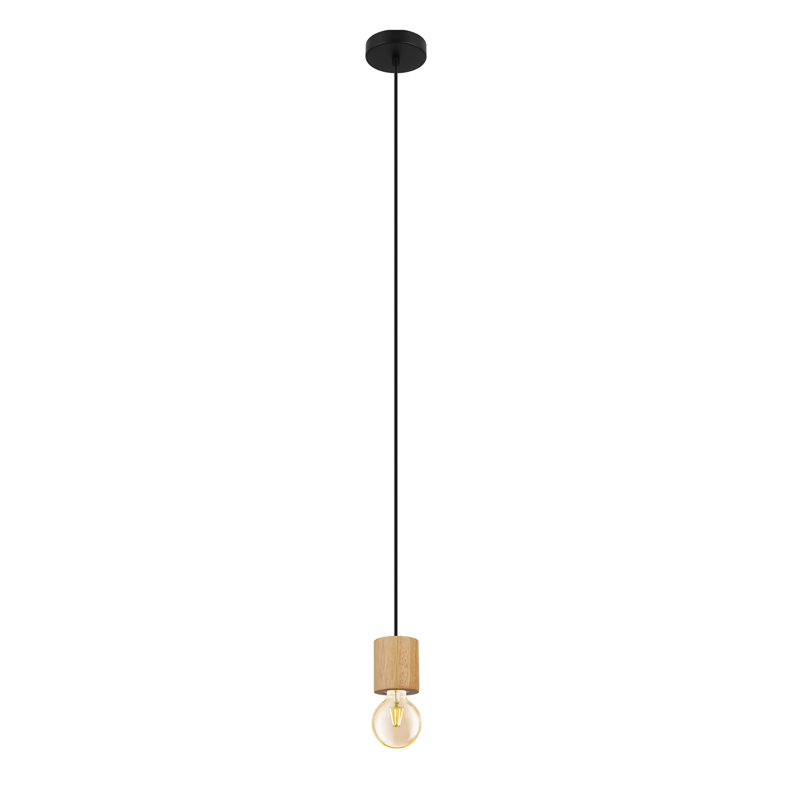 Pendelleuchte - braun - 110 cm