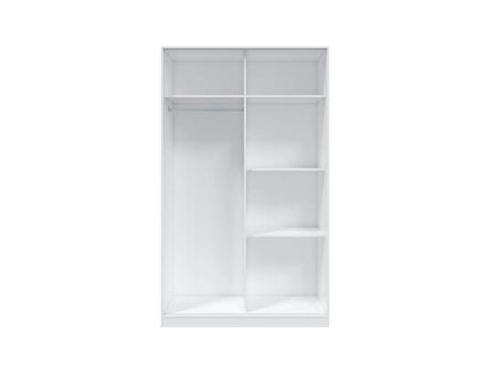 TERRE DE NUIT - Armoire avec 2 portes coulissantes blanc