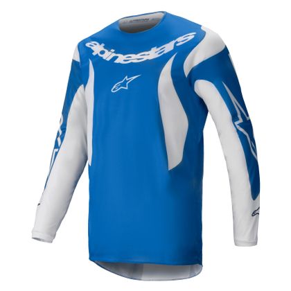 Maillot cross Alpinestars FLUID - HAUL 2025 - Bleu / Blanc