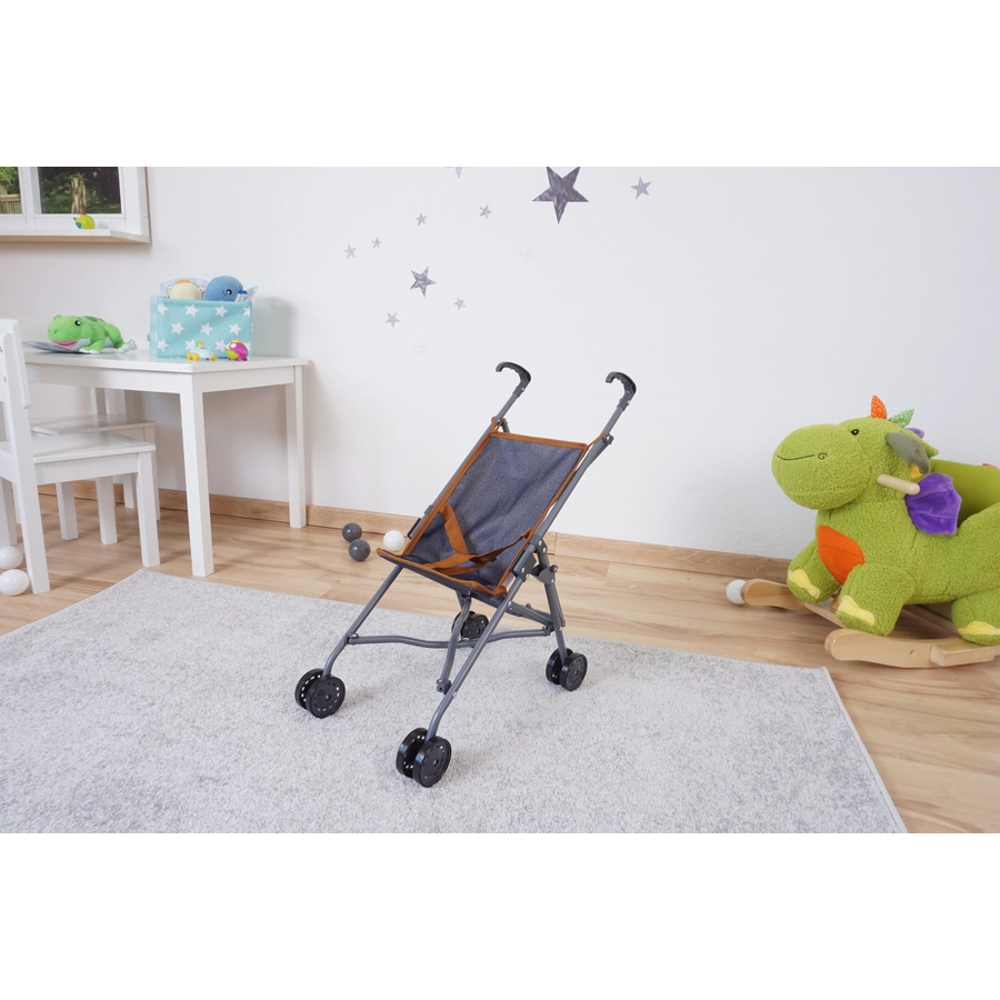 knorr toys® Puppenbuggy Sim - dark blue