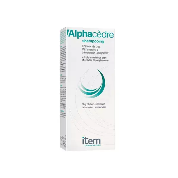 Shampoo Alphacedre para Cabelos Muito Oleosos e com Coceira 200ml