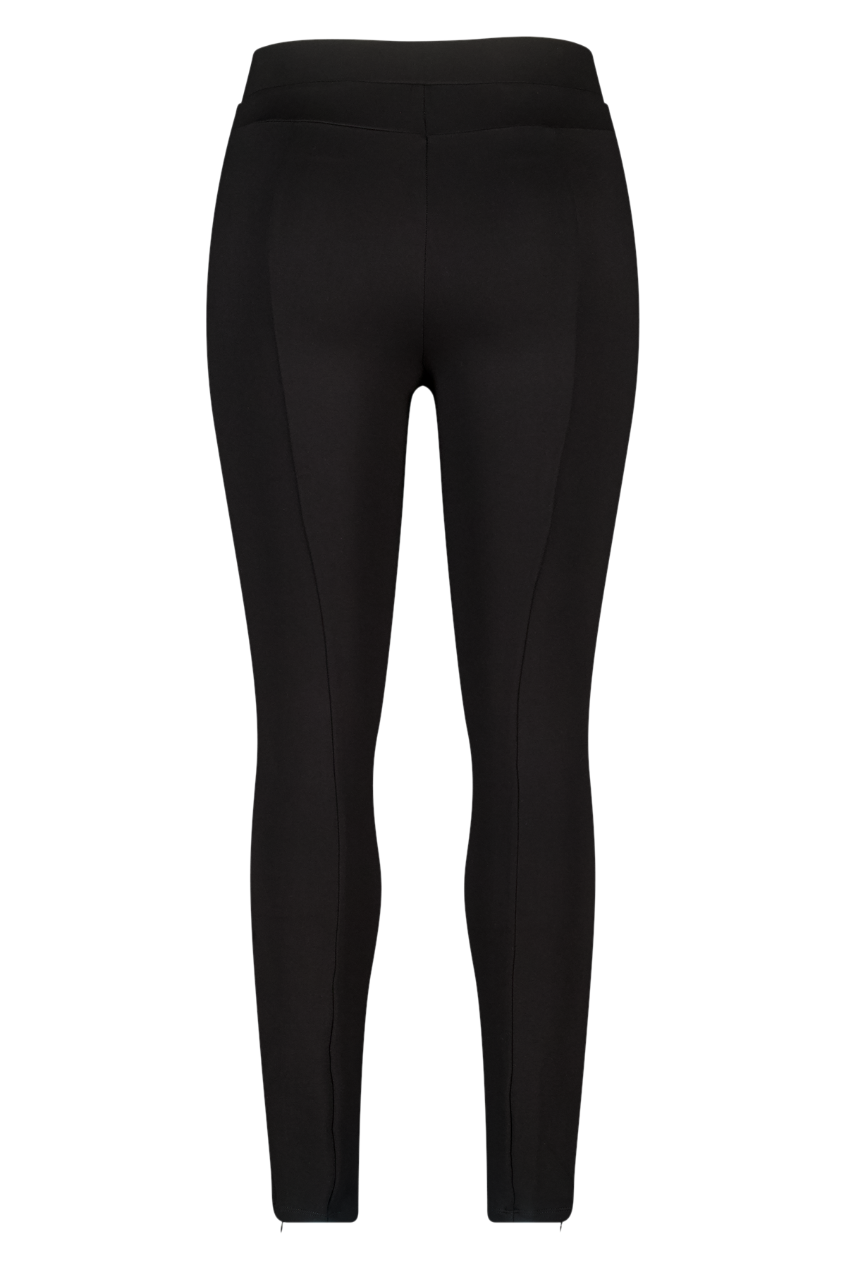 Tregging met ritsdetails Zwart