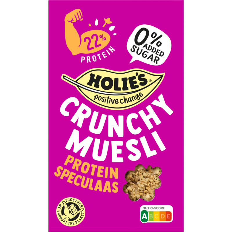Holie's Crunchy muesli protein speculaas