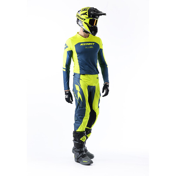 Kenny - Pantalon Performance Solid - 2024 Jaune fluo / Bleu