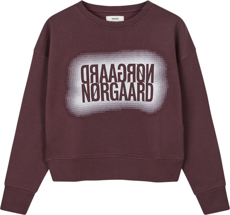 Mads Nørgaard - Copenhagen Organic Sweat Tilvina Sweatshirt Rød