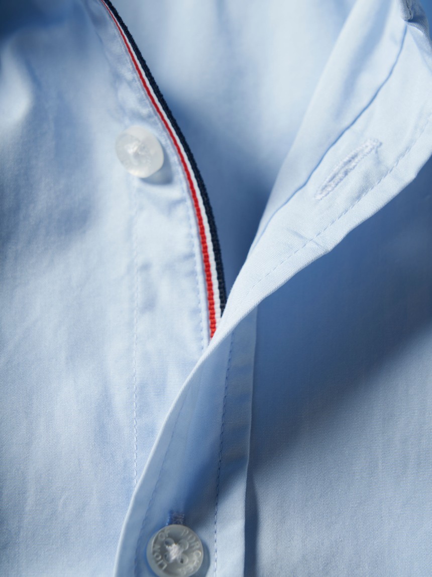 Camisa de manga curta em algodão