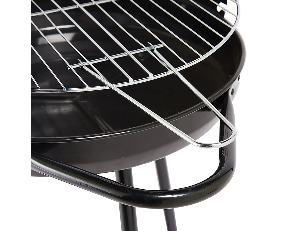 BARBECUE A CARVÃO COM RODAS GARDENSTAR PRETO