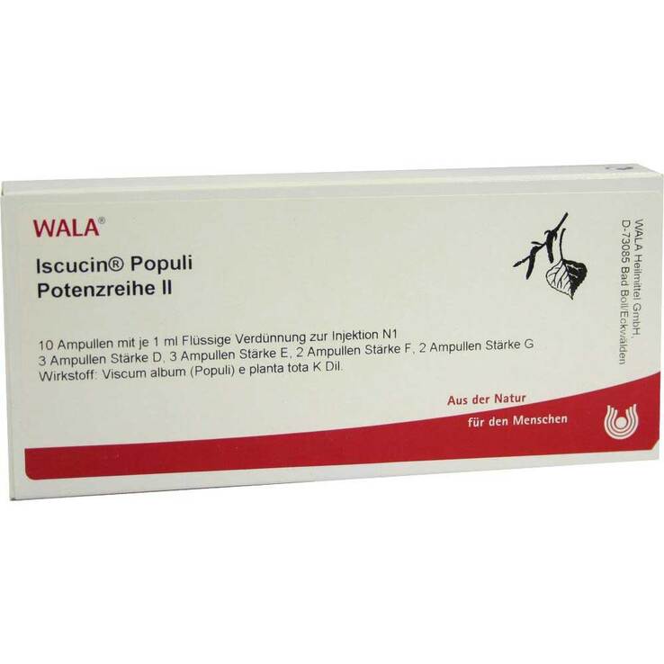 Iscucin Populi Potenzreihe II Ampullen, 10X1 ml