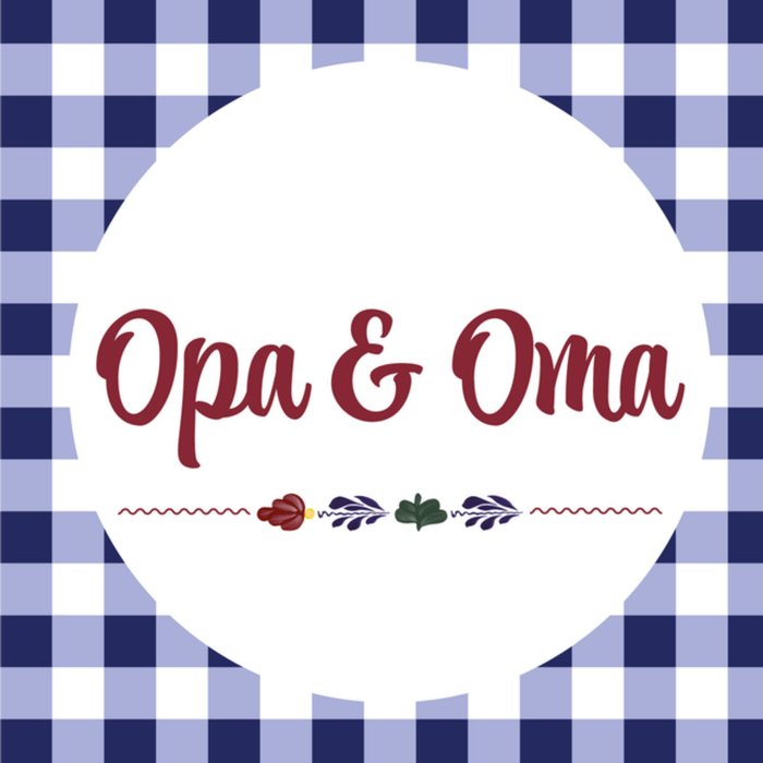 Boerenbont | Geboortekaart | Opa en Oma