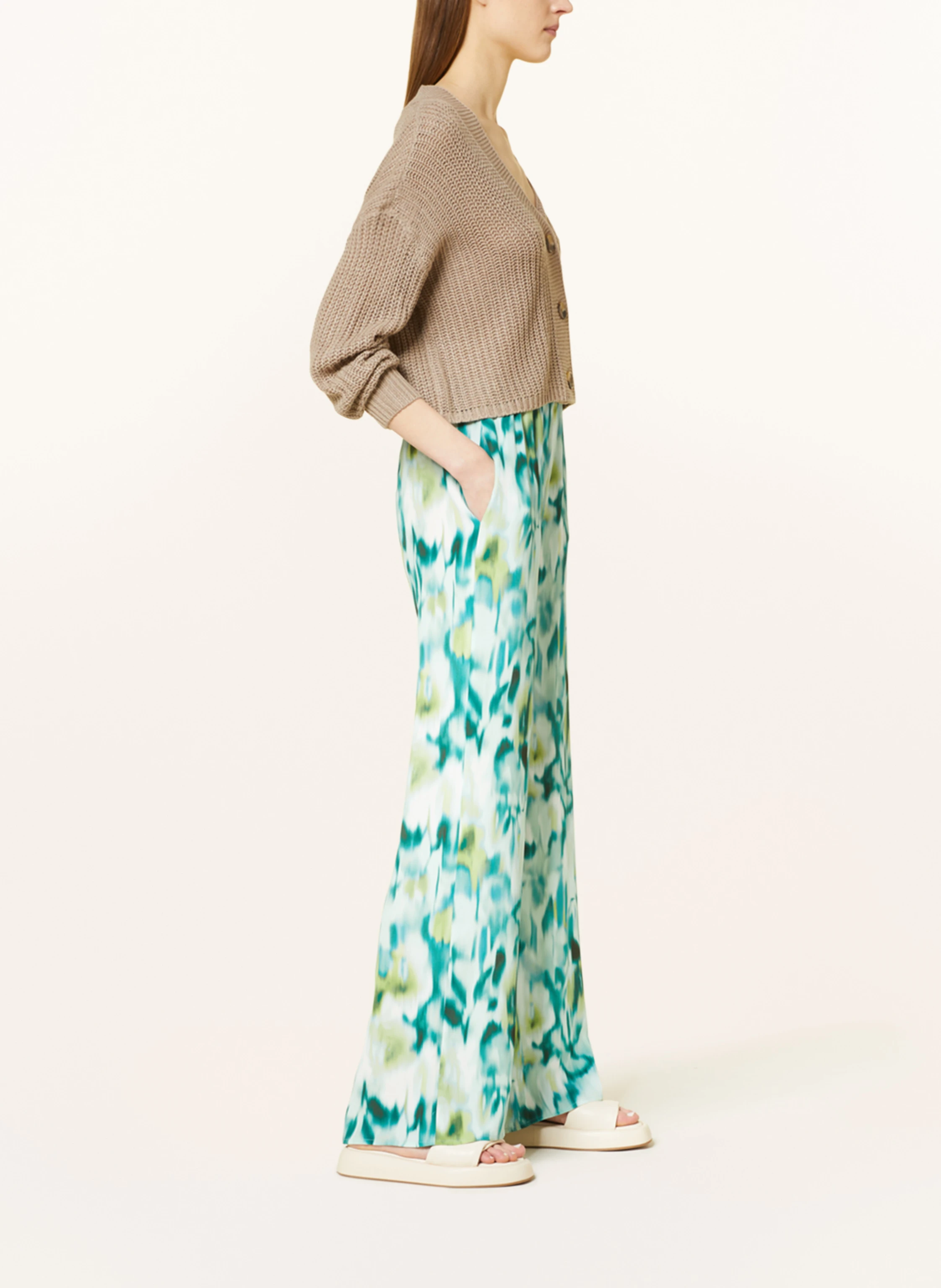ANTONELLI firenze Marlenehose mit Seide
