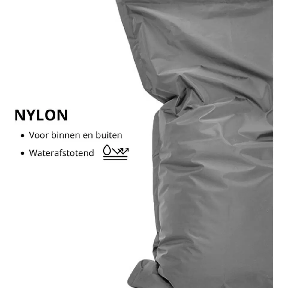 Bobbel Home - Zitzak Bella - Ruime zitzakken - Kussen - Nylon - 100x150 cm -