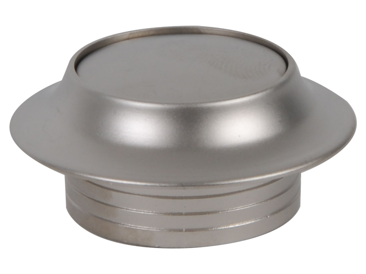 Obelink push-lock knop - silver