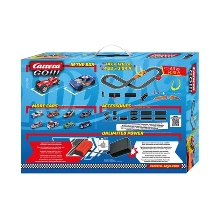 Carrera Go! Hot Wheels Rennbahn, Maßstab 1:43