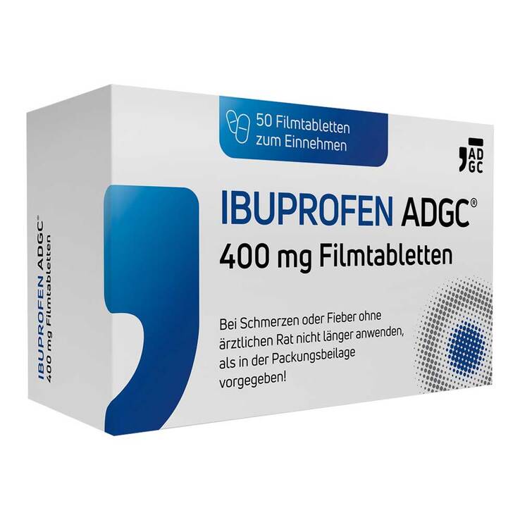 IBUPROFEN ADGC® 400 mg Filmtabletten, 50 St