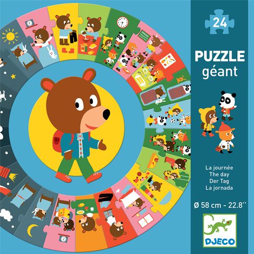 Djeco puzzel de dag - 24st