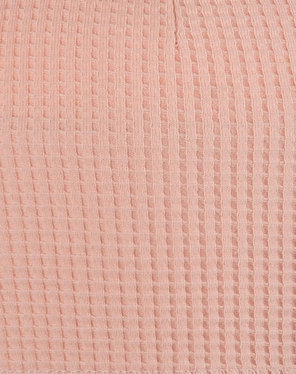Beanie WAFFLE PIQUÉ in peach