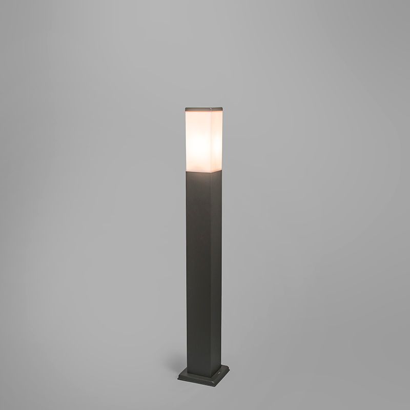 Buitenlamp antraciet 80cm IP44 - Malios met grondpin en kabelmof