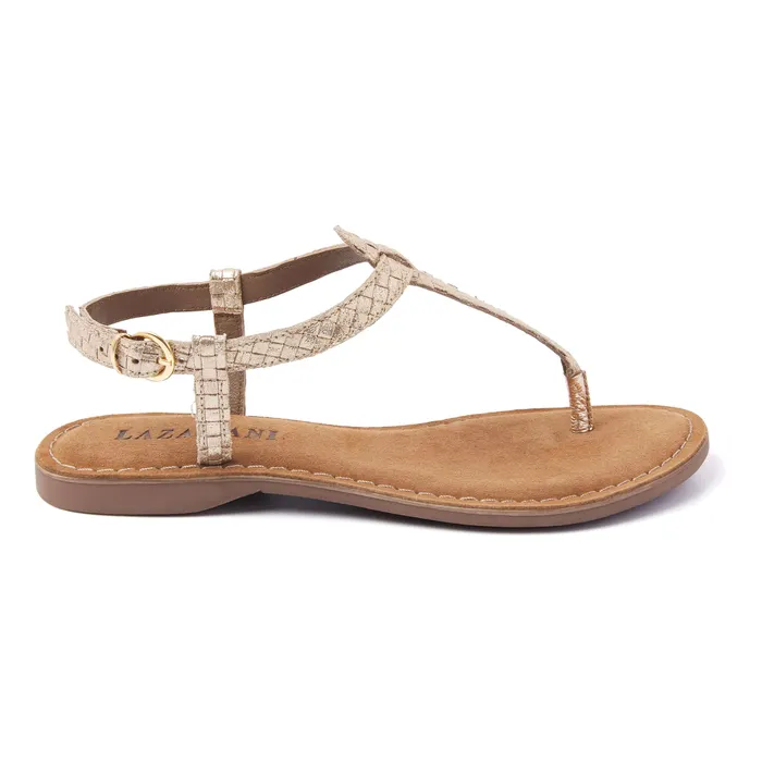 Lazamani T-strap Sandalen Dames