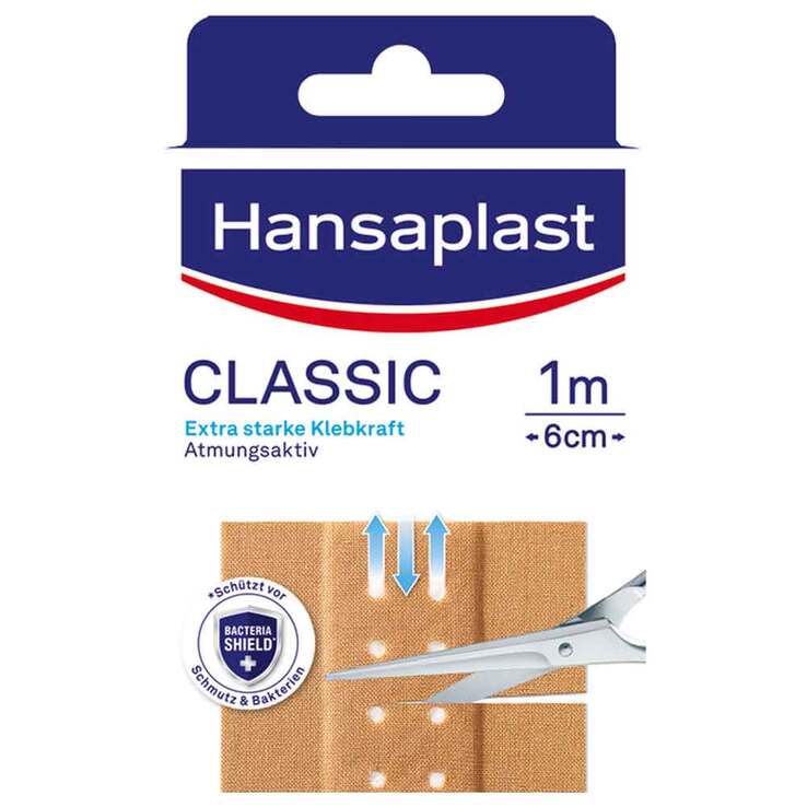 Hansaplast Classic Pflaster 6 cm x 1 m, 1 St