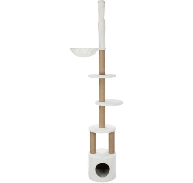 Kattetårn Aurelio 220-250cm hvid