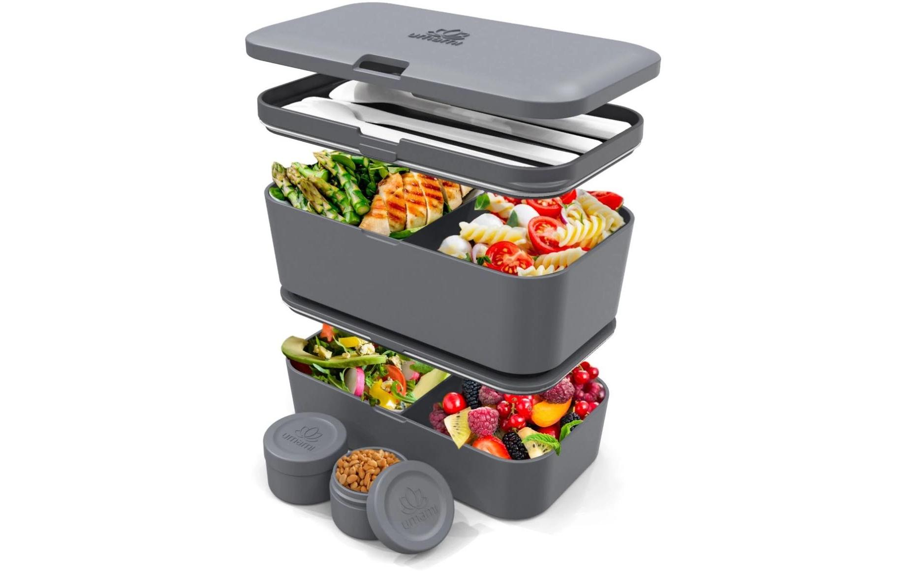 Lunchbox Nestable L Carbon GrayPraktische und nachhaltige Lunchbox
