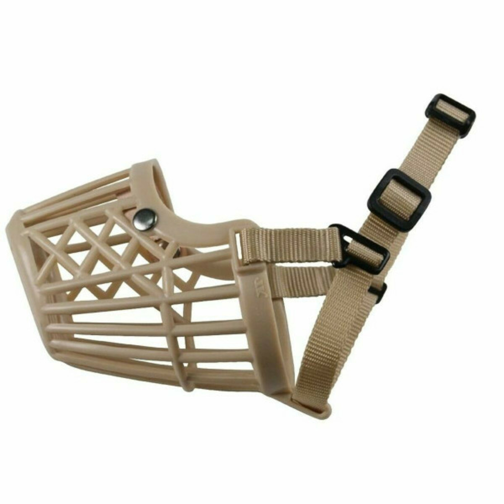 Muselière beige plastique taille 6