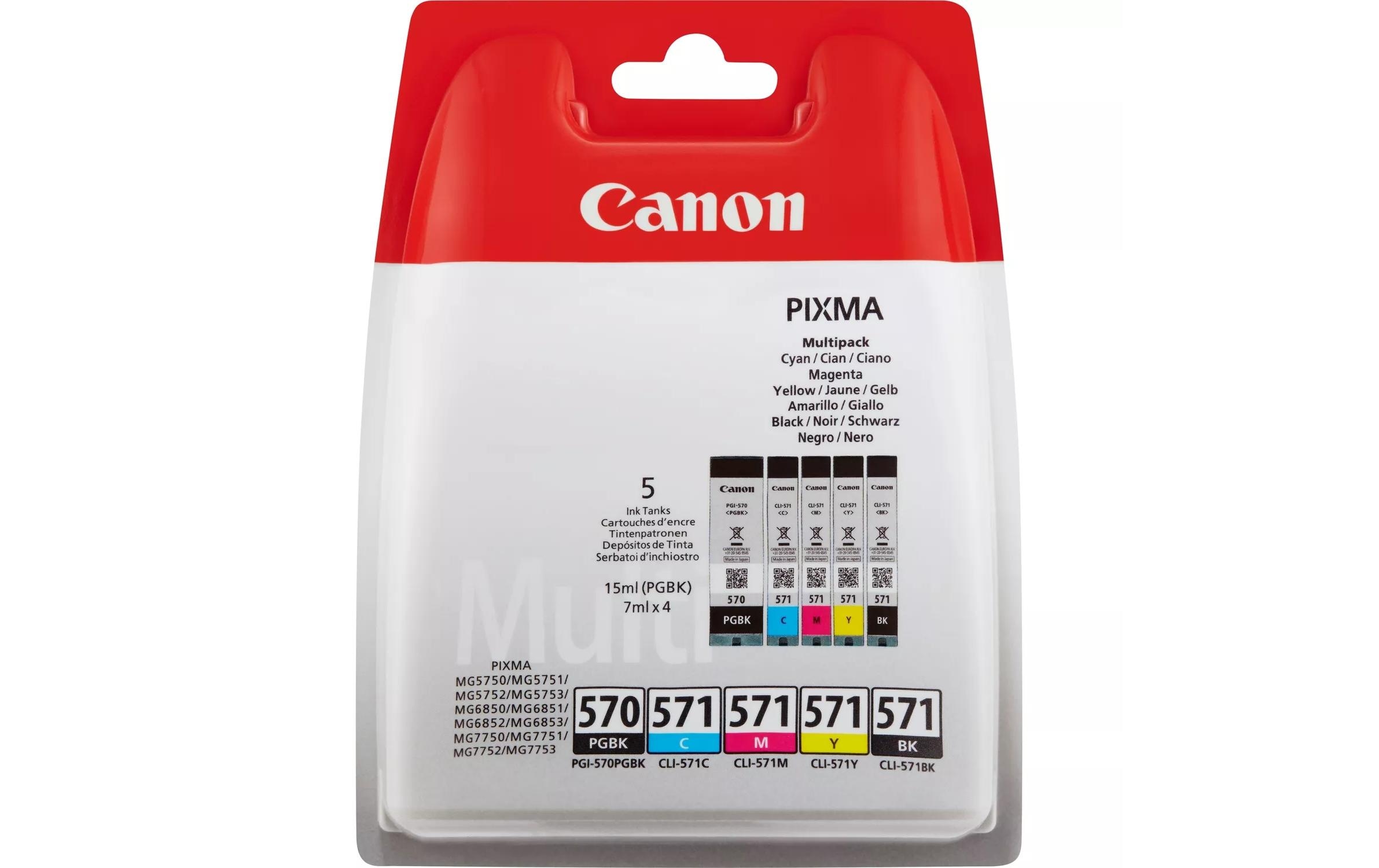 Canon Tintenpatrone »PGI-570 / CLI-571 BK, P«