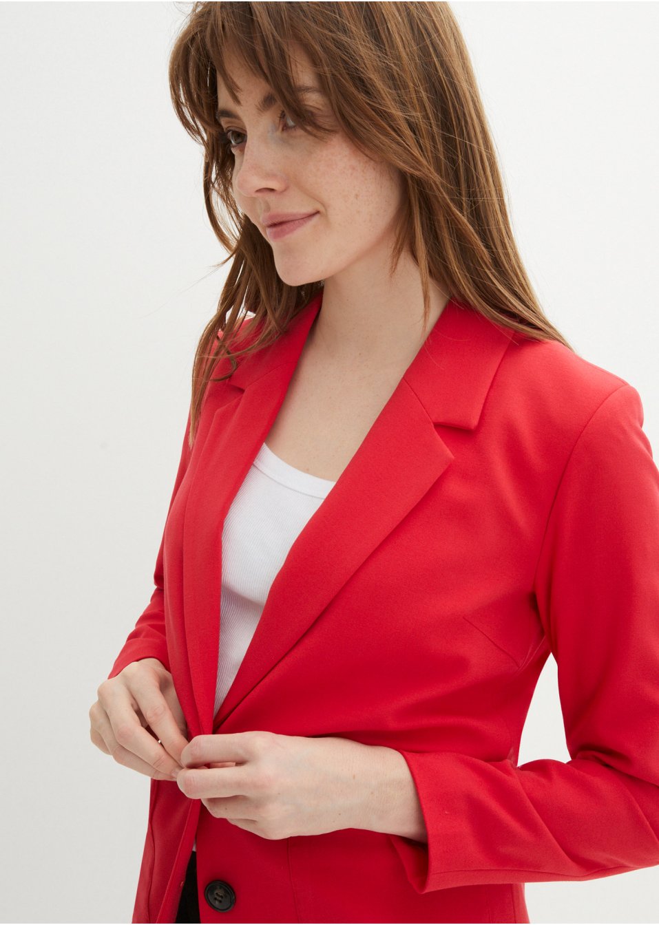 Blazer décontracté avec poches plaquées
