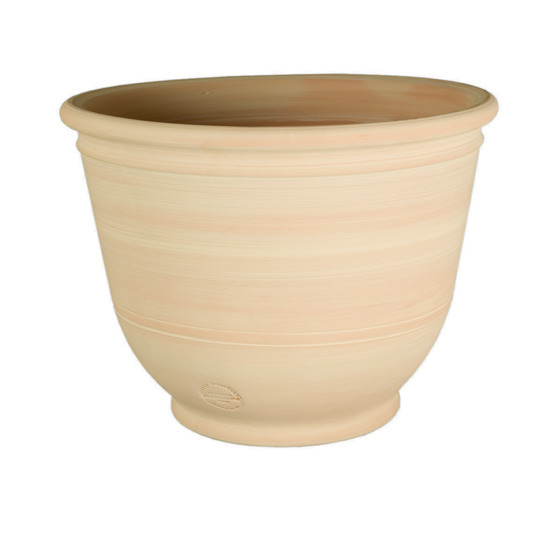 Pot Campana en terre cuite claire Ø 20 x H. 18 cm