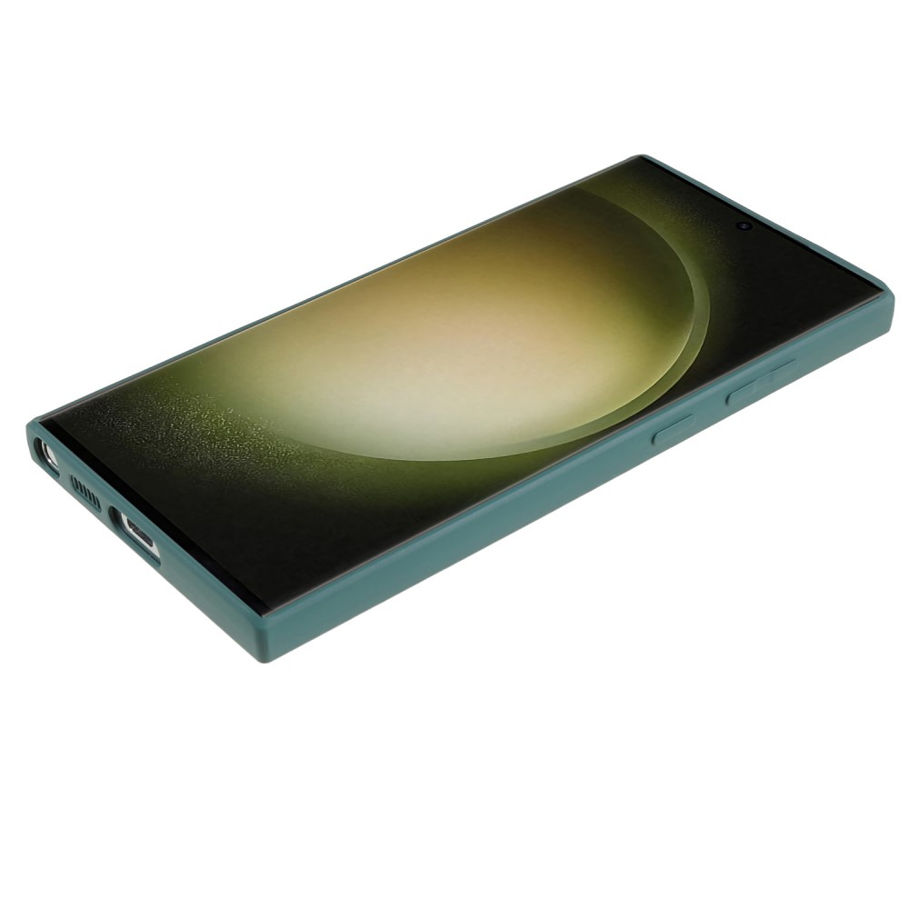 Samsung Galaxy S23 Ultra 5G Gummi Case Hülle mit Kameraschutz - Petrol (Matt)