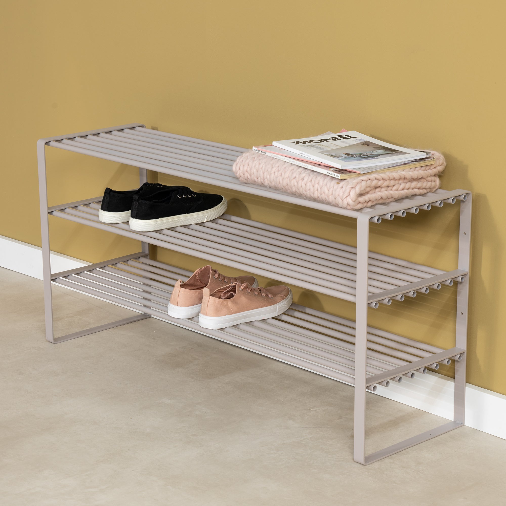 Spinder Design schoenenrek Rex SR 2 - Silky Taupe - 100 cm