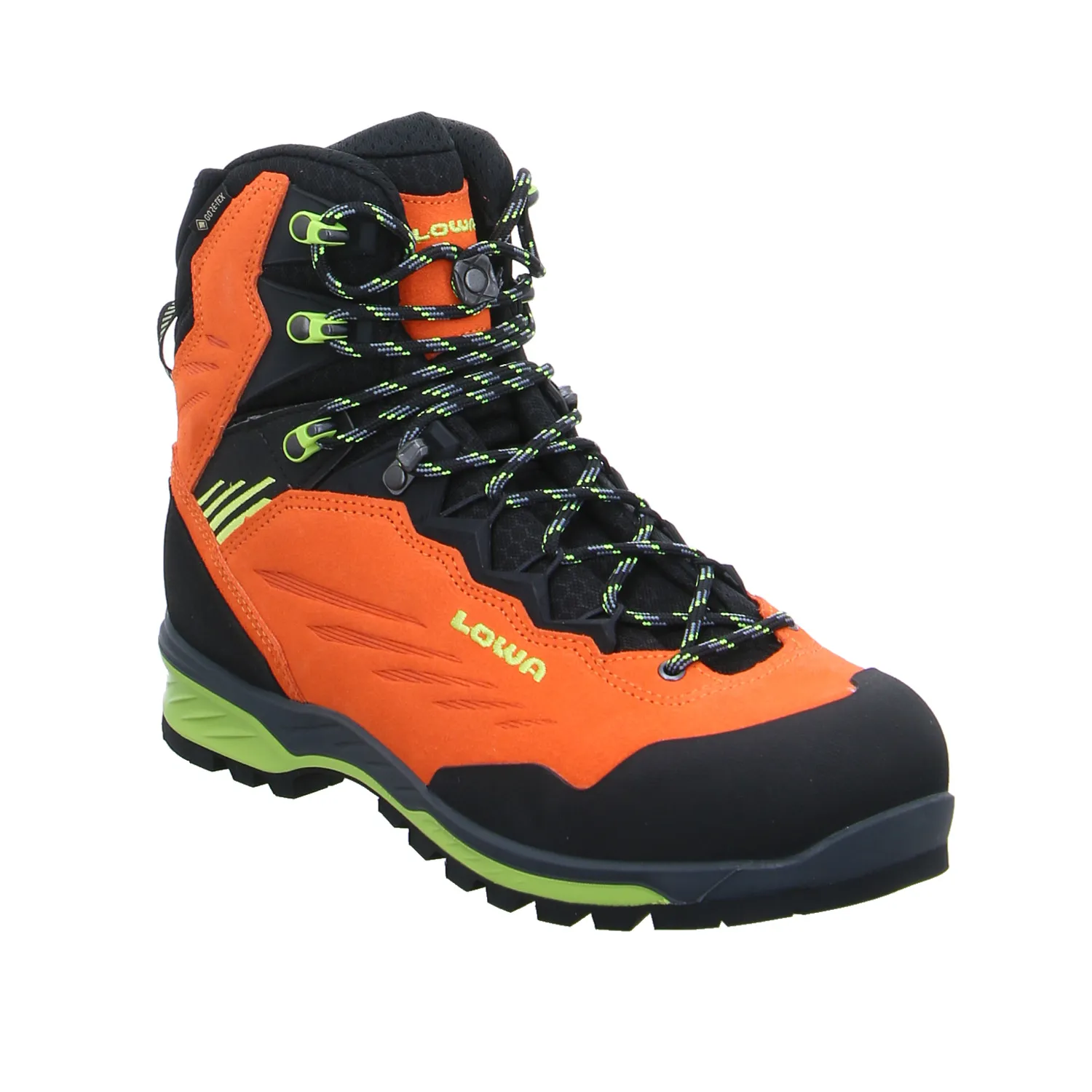 LOWA Bergschuhe Orange Leder  Cadin Gore-Tex