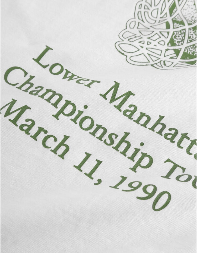 Les Deux Tournament T-Shirt White/vintage green