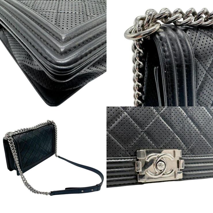 Chanel Vintage Chanel Boy Bags Black
