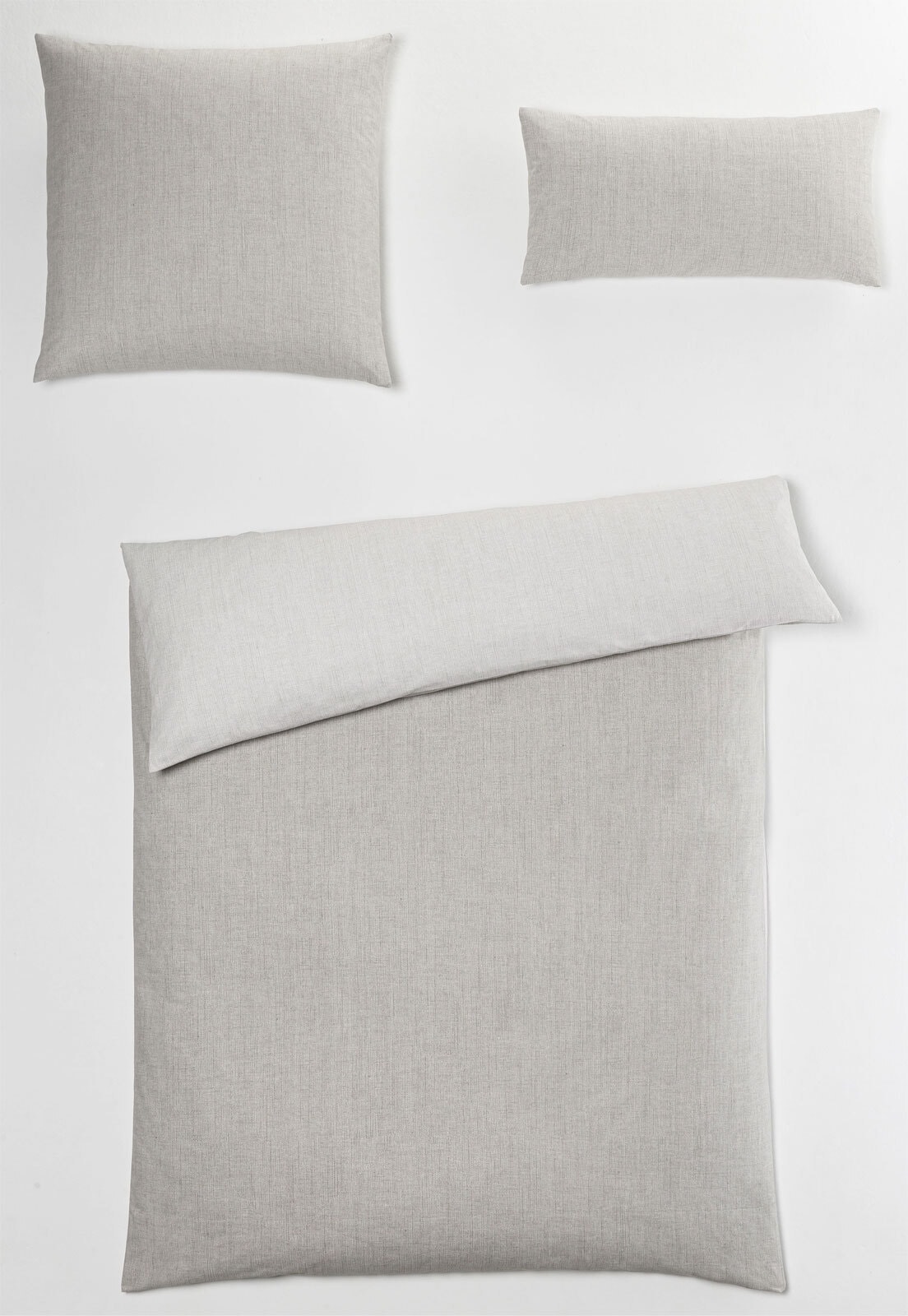 casaNOVA Renforce-Bettwäsche RUBI 135 x 200 cm taupe