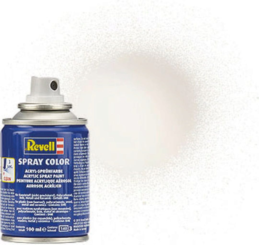 Revell  Spray weiß, glänzend, 100 ml    Sprühlack für viele verschiedene Materialien