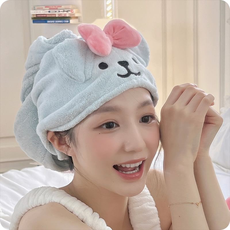 Yunikon - Bow Animal Sneldrogende Haarhanddoek