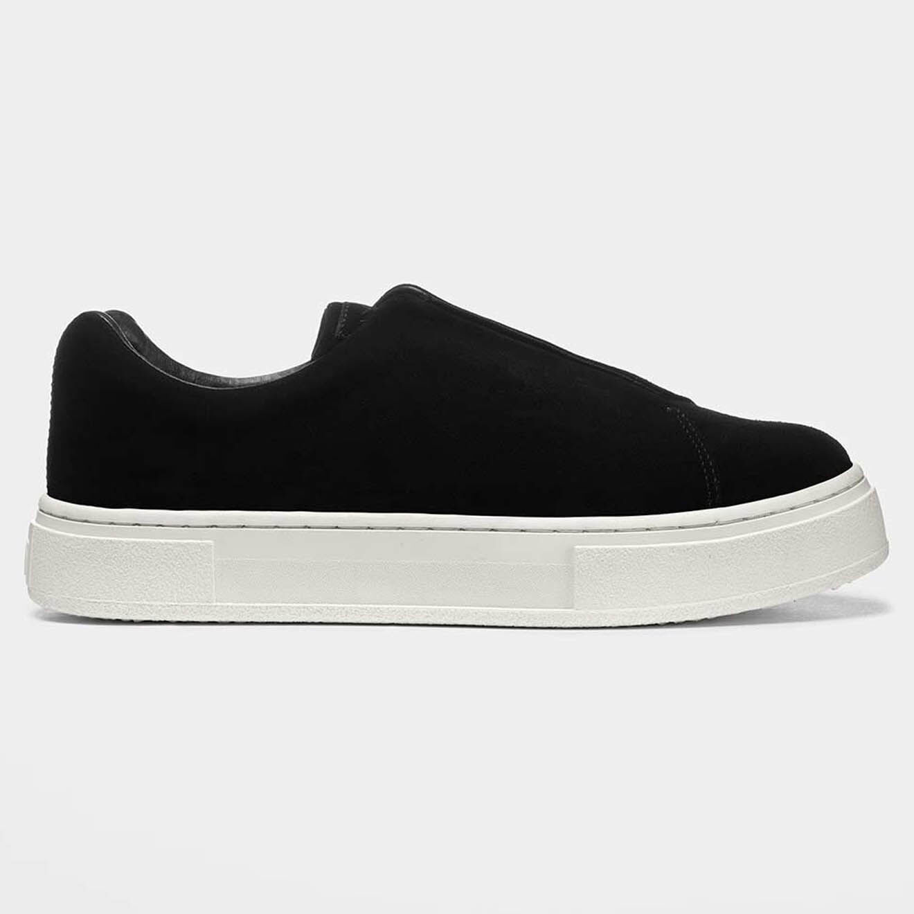 Eytys Baskets en Velours de Cuir Doja So Suede noires