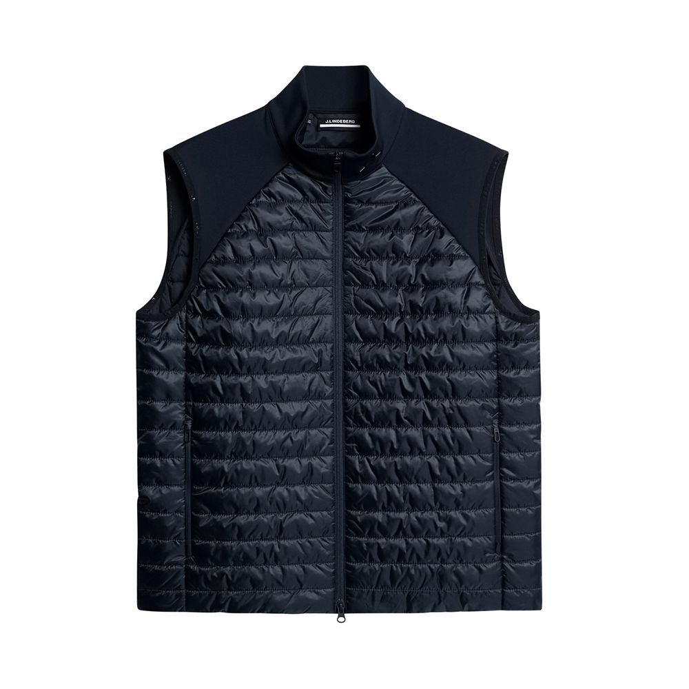 Hayden Quilt Hybrid Vest Herre Navy