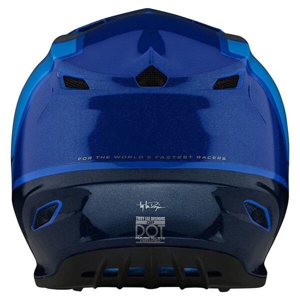 Troy Lee Designs - Casque GP Nova Bleu / Bleu foncé / Argent